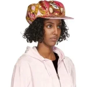 Moschino | Accessories | Pink Baroqueprint Teddy Cap From  display picture 1